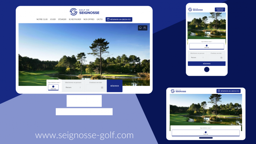 The Golf de Seignosse website has a brand new look! - Open Golf Club
