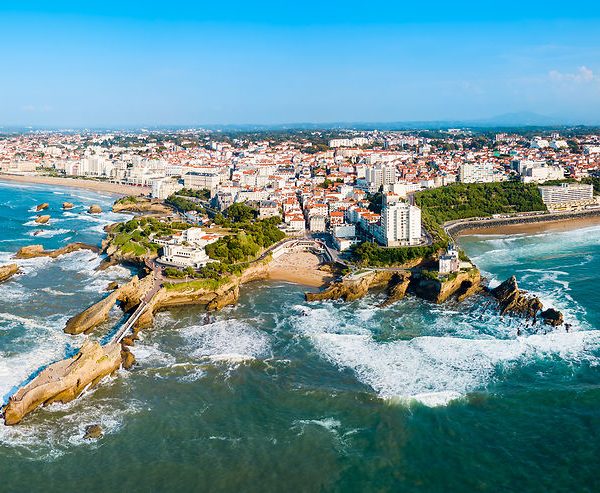 Rocher de la vierge, visite Biarritz, près du Golf de Seignosse